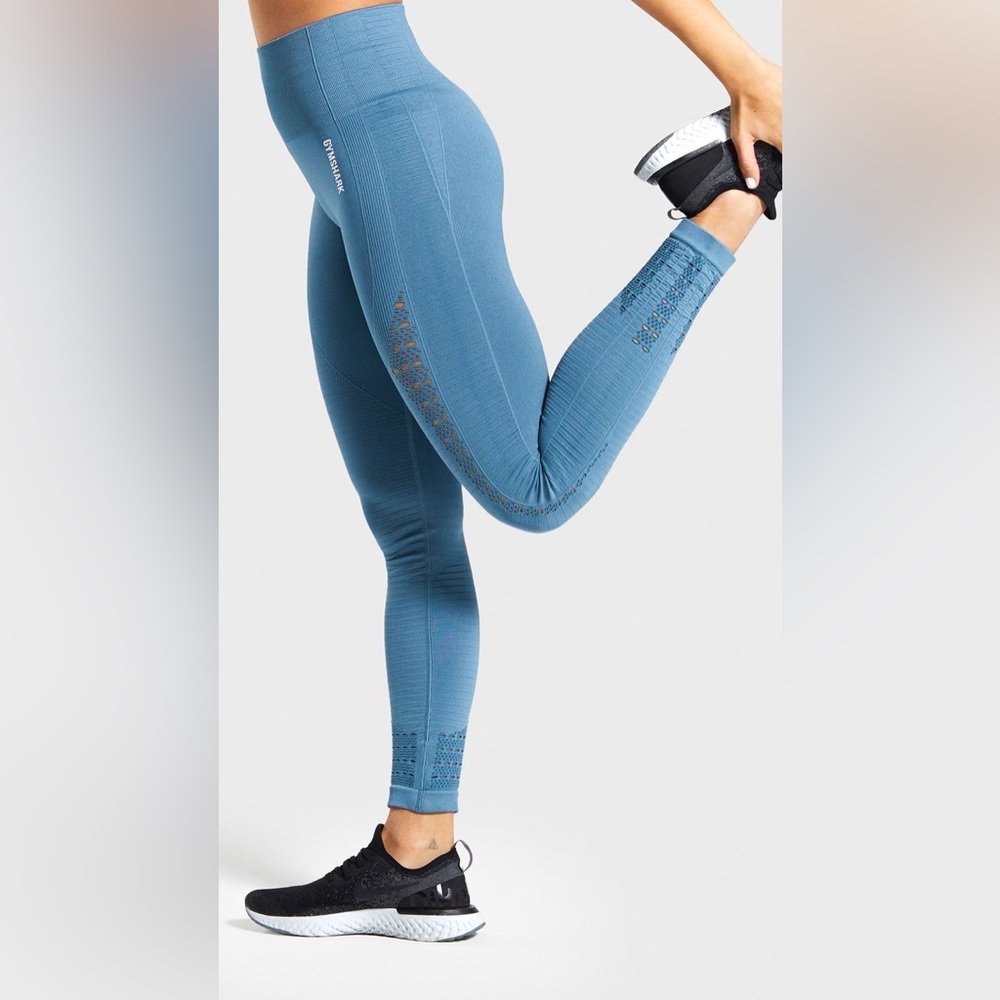 Gymshark Energy and Seamless Leggings with Cutouts, Size Medium